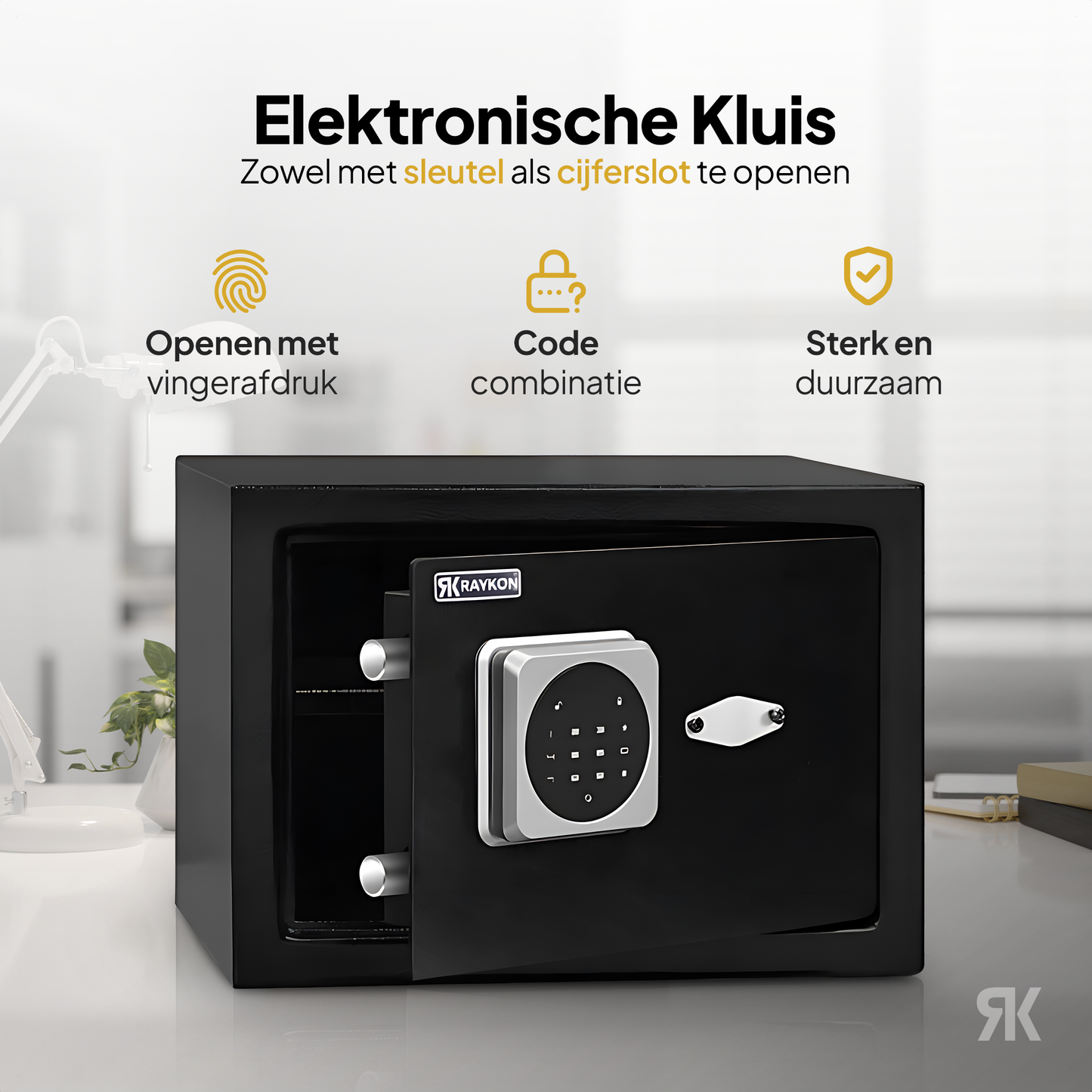 Elektronische Kluis met Vingerafdruk - Biometrische kluis