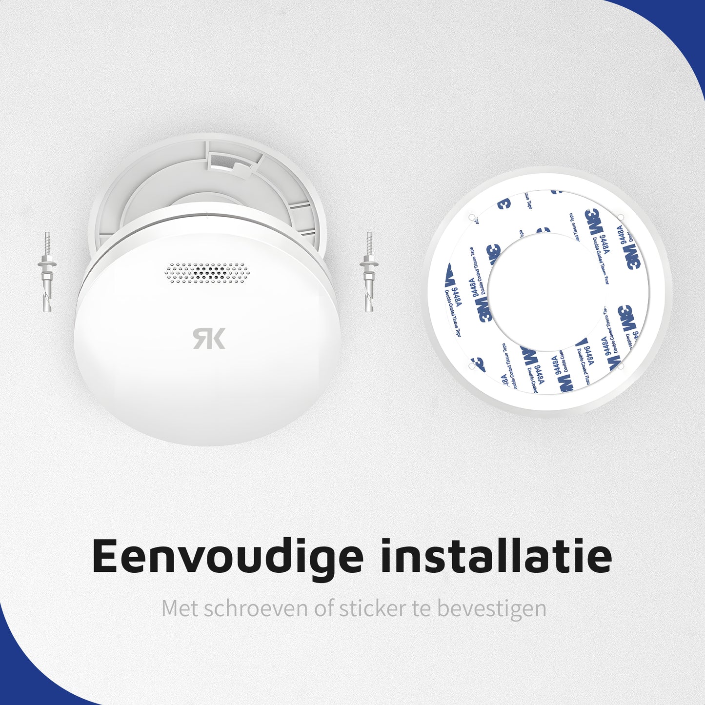 Slimme Rook Melder met WIFI en 10 jaar batterij