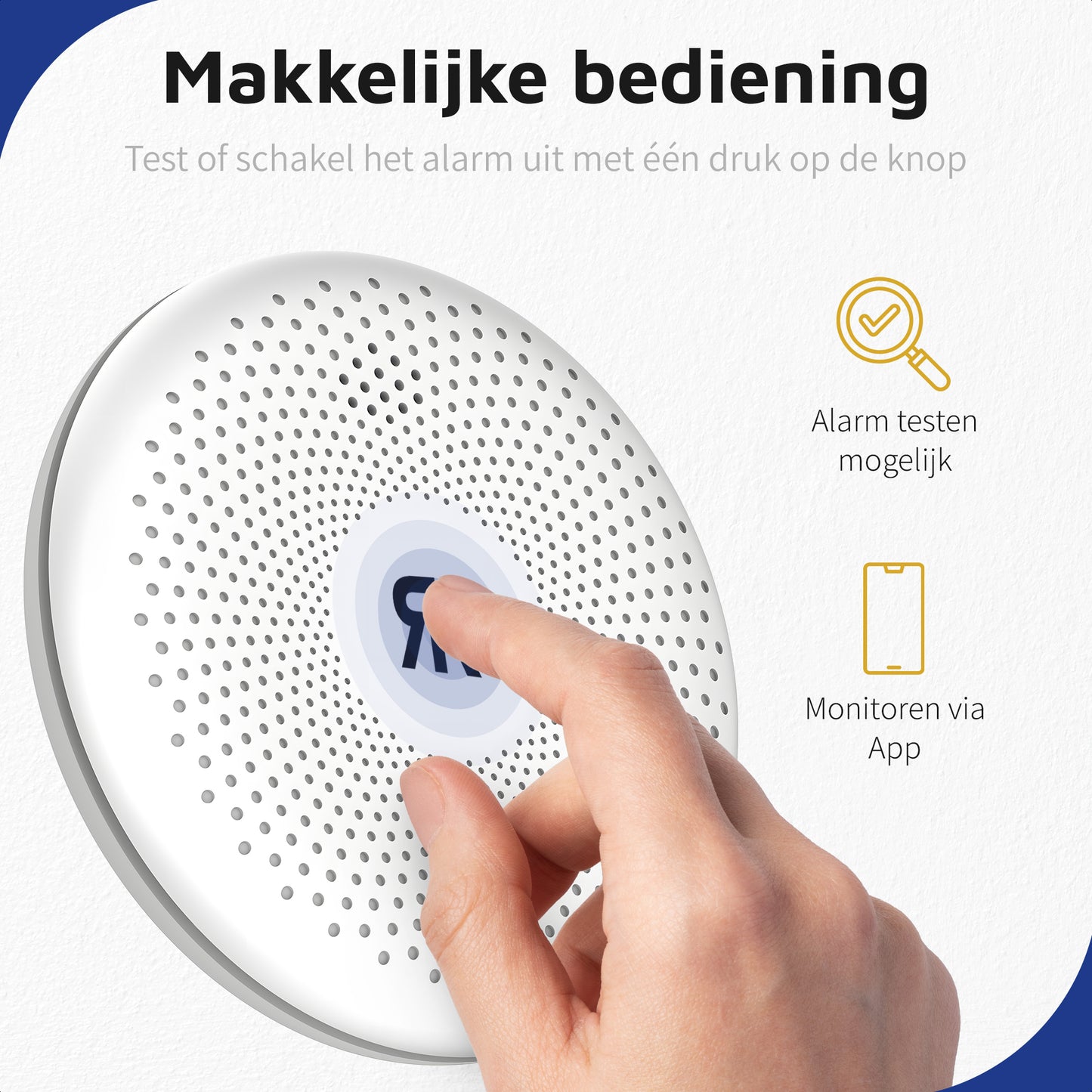 Slimme Combimelder met 10 jaar batterij - Rookmelder en Koolmonoxidemelder