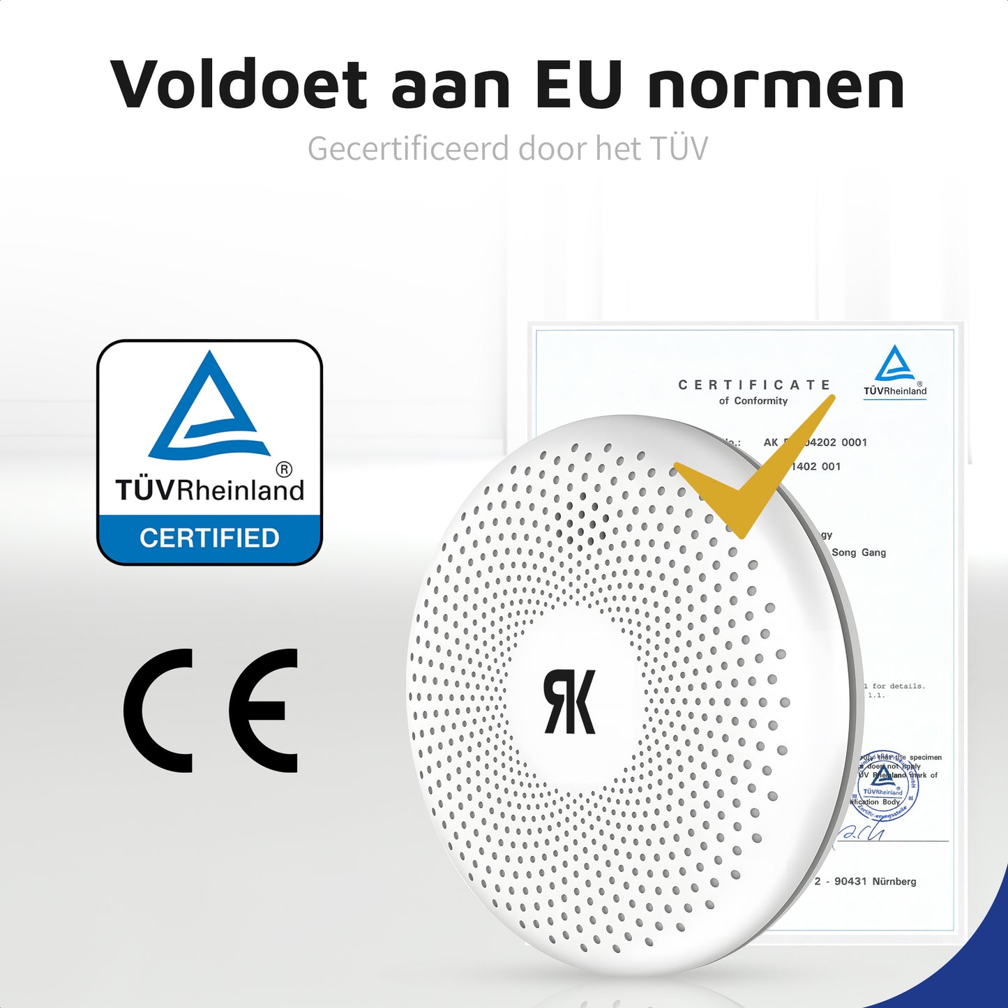 Slimme Combimelder met 10 jaar batterij - Rookmelder en Koolmonoxidemelder