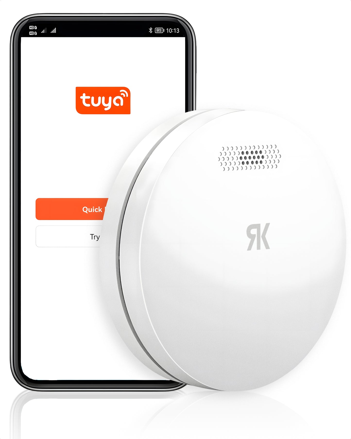 Slimme Rook Melder met WIFI en 10 jaar batterij