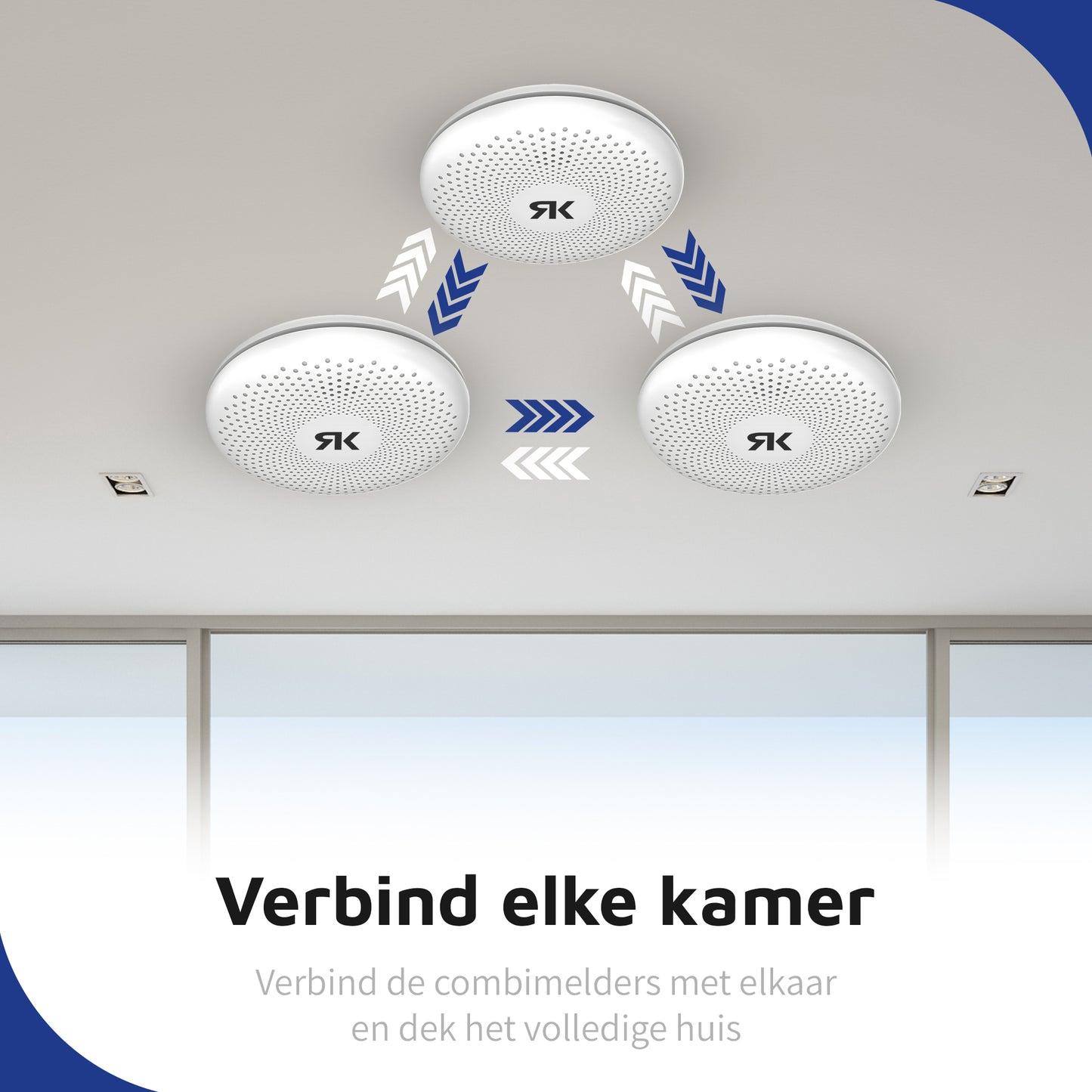 Slimme Combimelder met 10 jaar batterij - Rookmelder en Koolmonoxidemelder