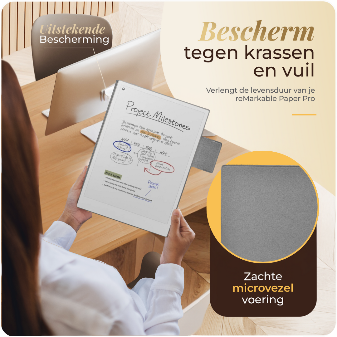 Klassieke Hoes Geschikt voor reMarkable Paper Pro