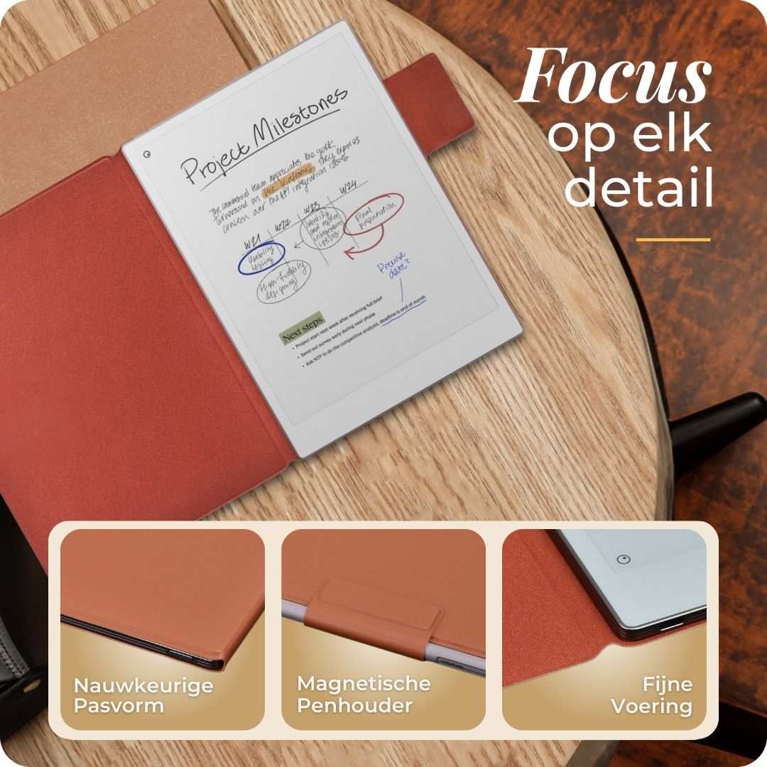 Klassieke Hoes Geschikt voor reMarkable Paper Pro
