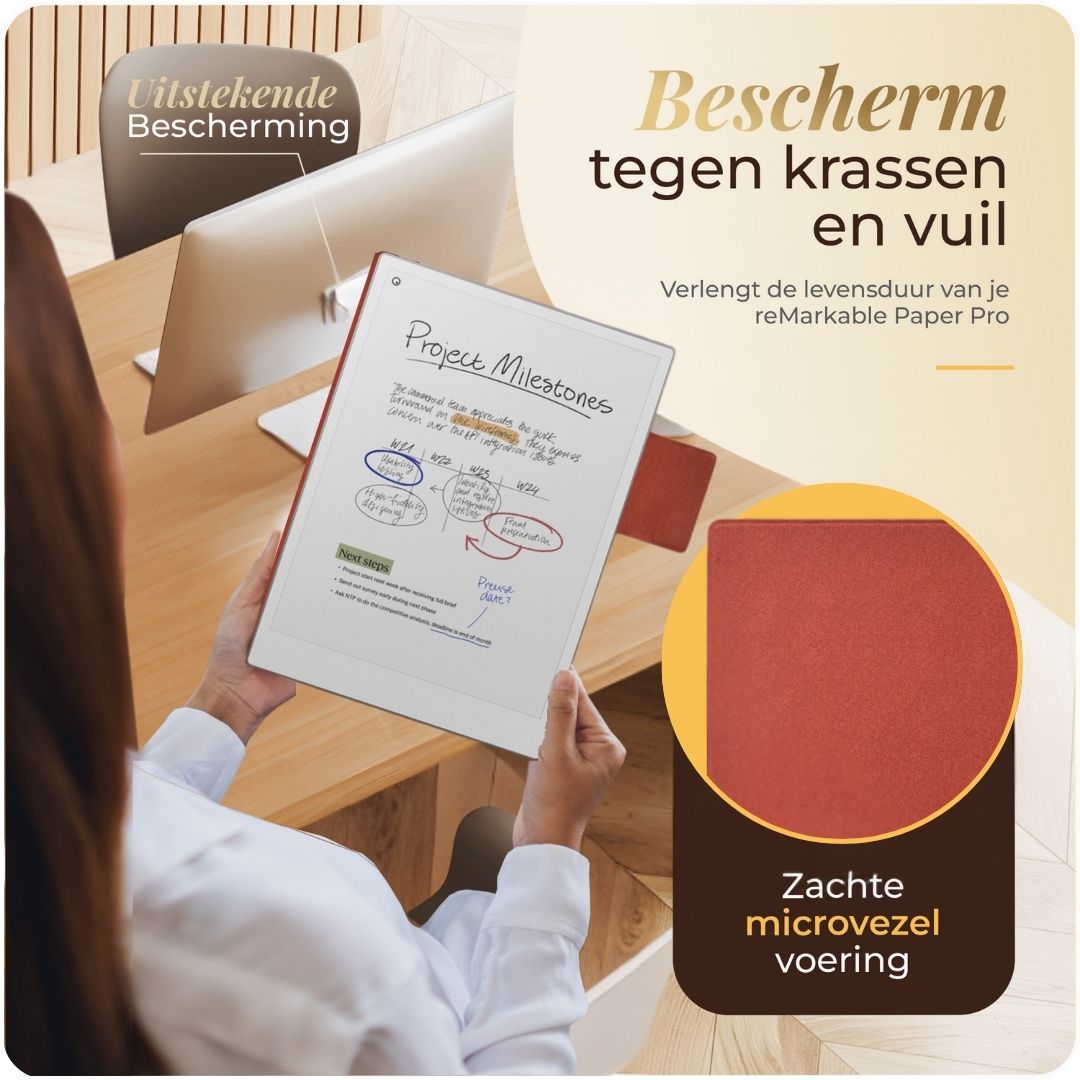 Klassieke Hoes Geschikt voor reMarkable Paper Pro