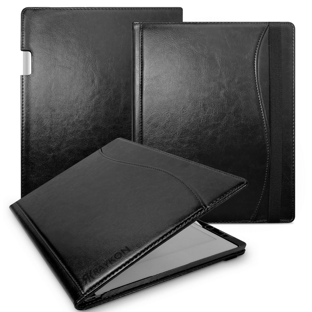 Luxe Stiksel Hoes Geschikt voor reMarkable Paper Pro - Cognac