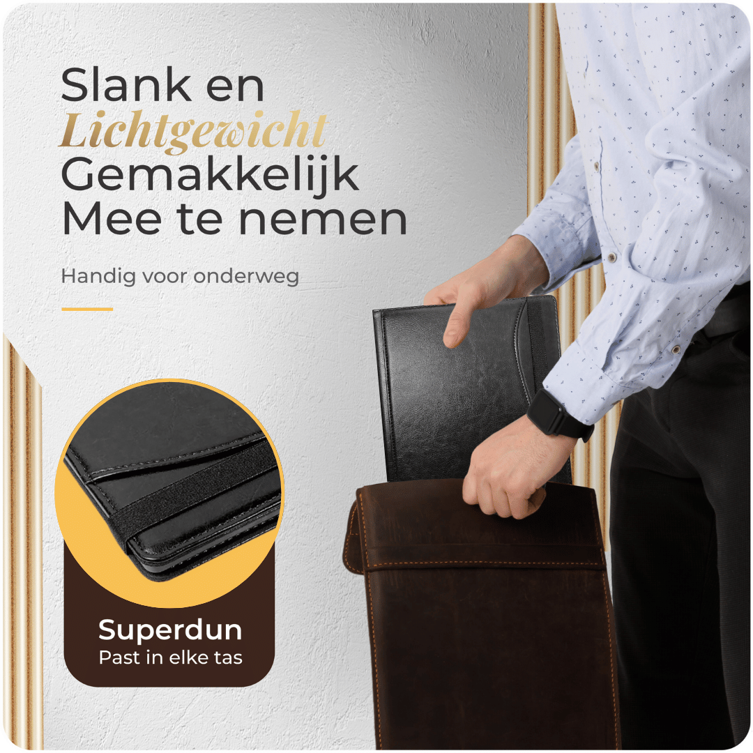 Luxe Stiksel Hoes Geschikt voor reMarkable Paper Pro - Cognac