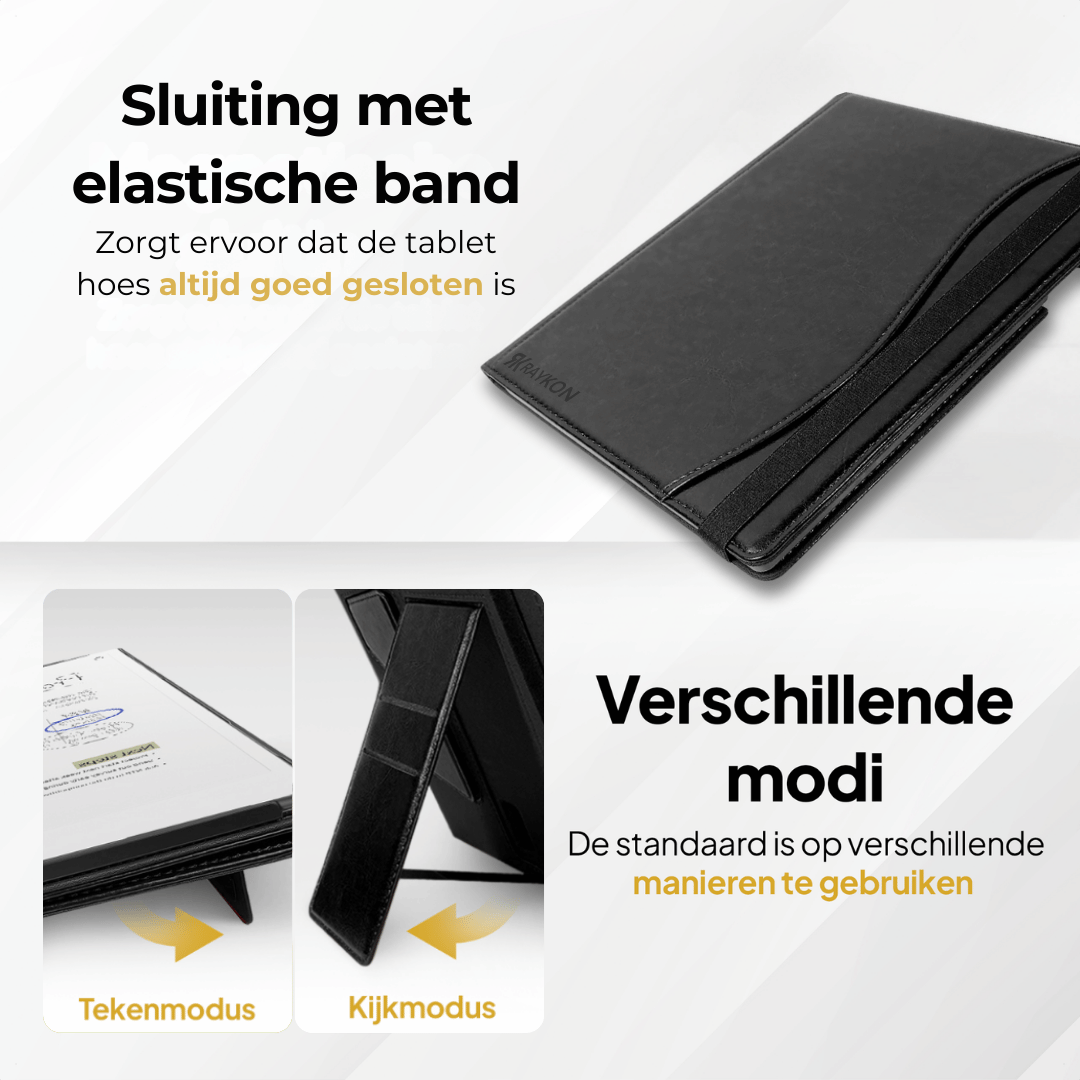 Luxe Stiksel Hoes Geschikt voor reMarkable Paper Pro - Cognac