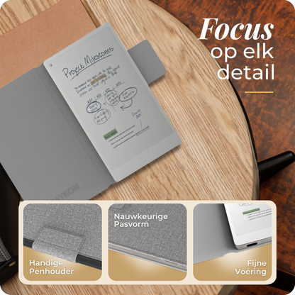 Klassieke reMarkable Paper Pro Move Hoes - Textiel Look - Kunstleer (PU)