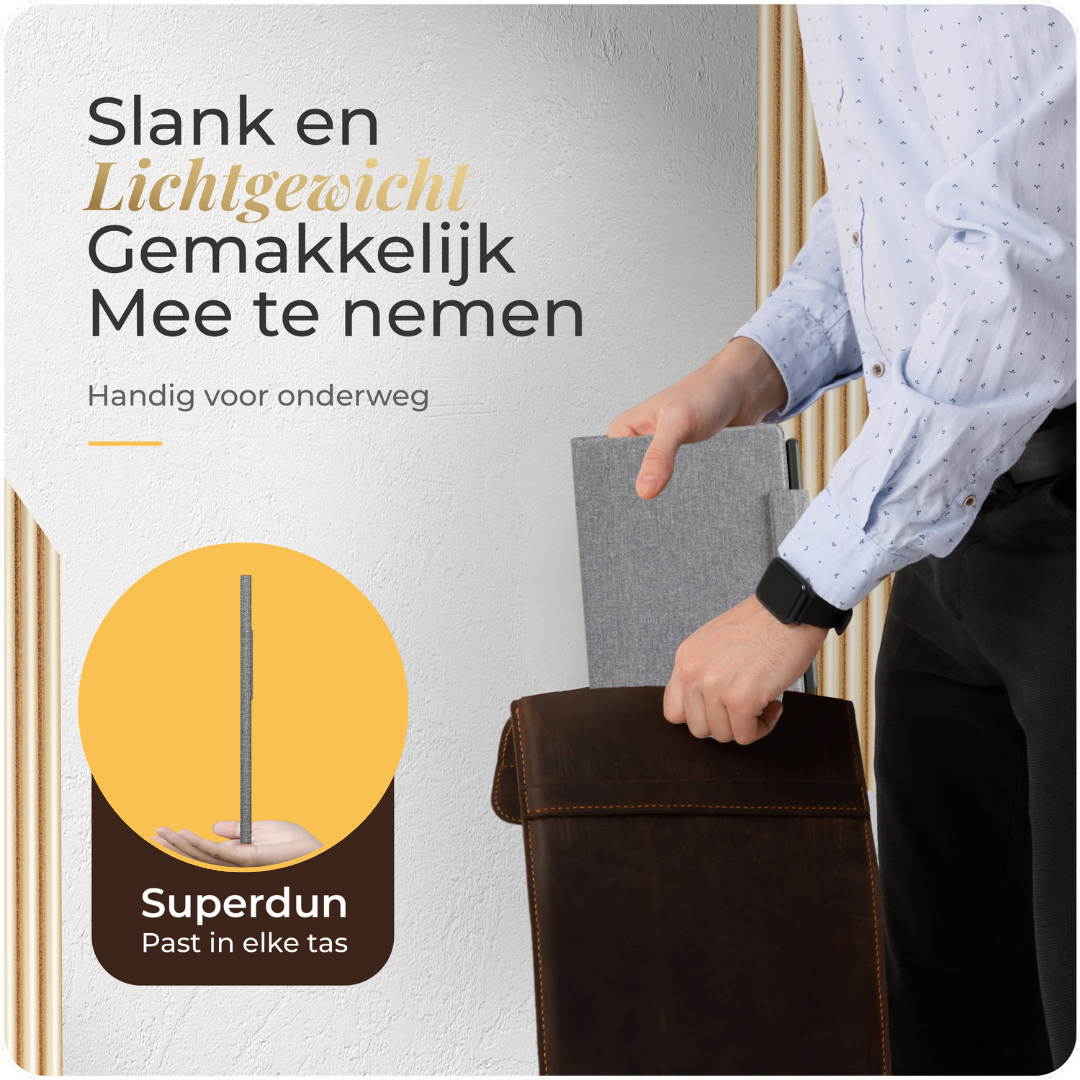 Klassieke reMarkable Paper Pro Move Hoes - Textiel Look - Kunstleer (PU)