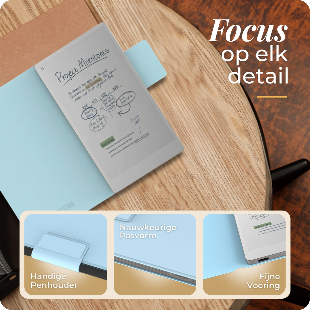 Klassieke reMarkable Paper Pro Move Hoes - Glad - Kunstleer (PU)