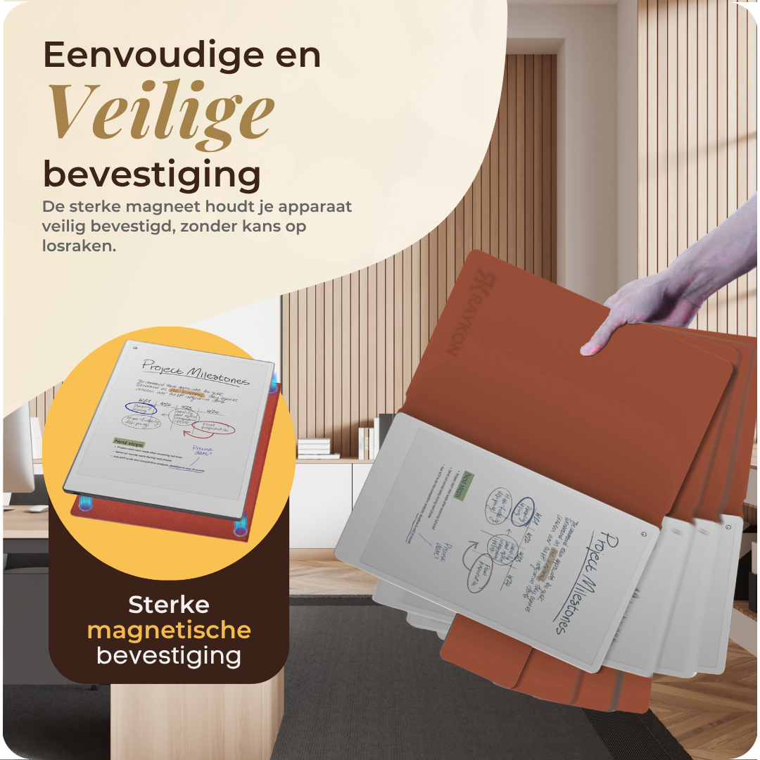 Klassieke reMarkable Paper Pro Move Hoes - Glad - Kunstleer (PU)