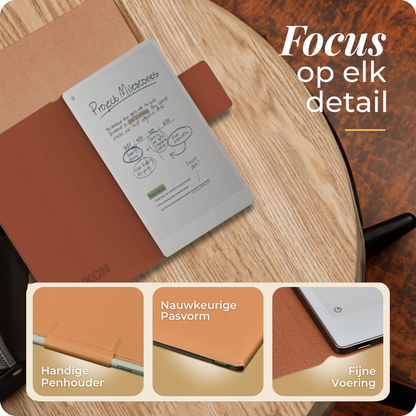 Klassieke reMarkable Paper Pro Move Hoes - Glad - Kunstleer (PU)