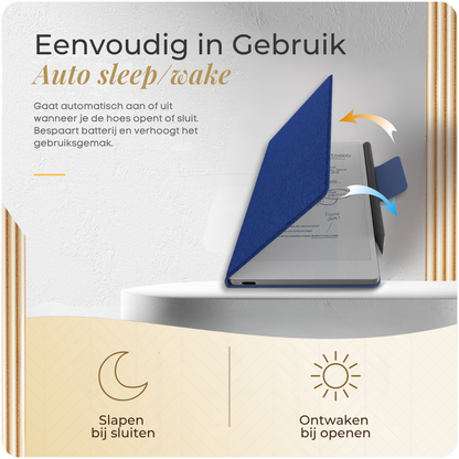 Klassieke reMarkable Paper Pro Move Hoes - Textiel Look - Kunstleer (PU)