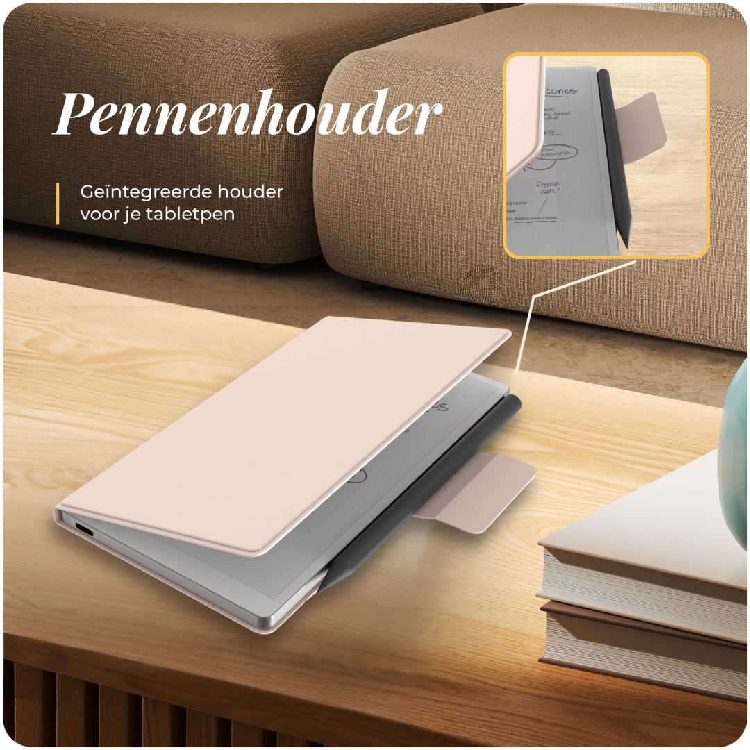Klassieke reMarkable Paper Pro Move Hoes - Glad - Kunstleer (PU)