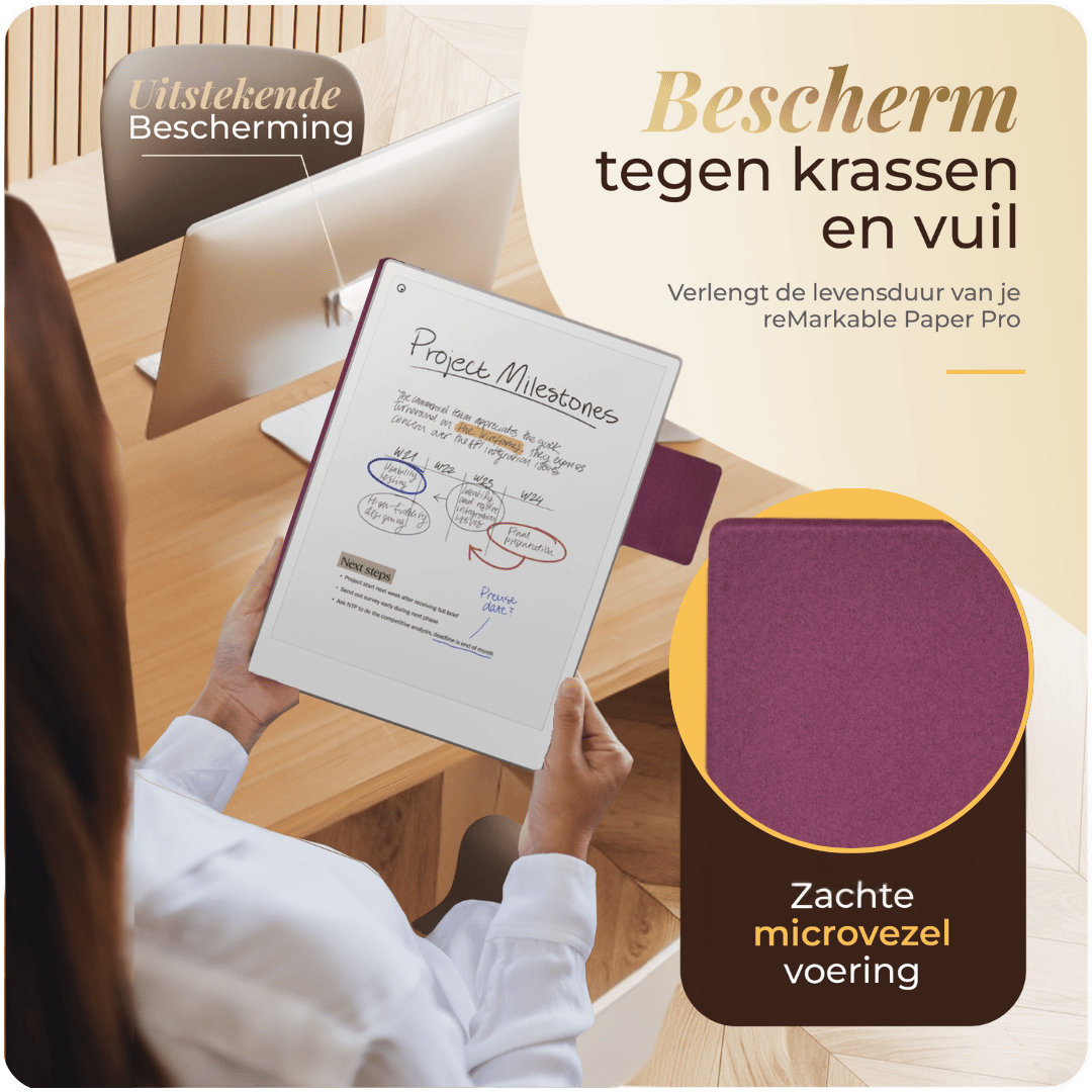 Klassieke Hoes Geschikt voor reMarkable Paper Pro