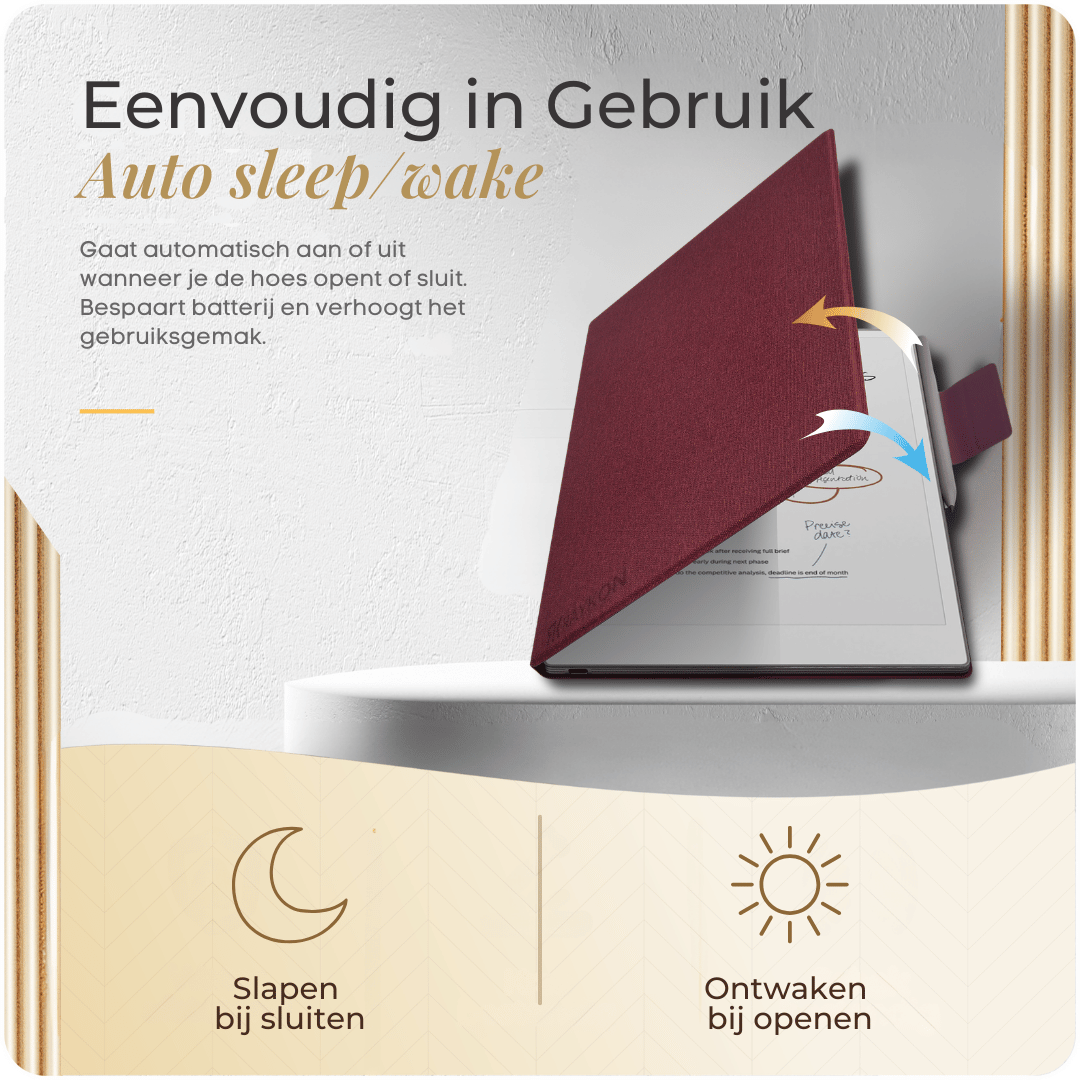 Klassieke Hoes Geschikt voor reMarkable Paper Pro